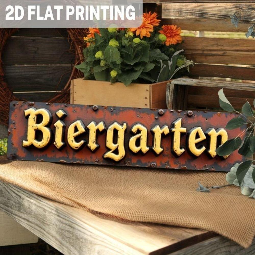 Retro Metal Wall Art for Home Office Beer Bar Decor