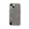 Three Dimensional Love Suitable for Apple 16pro Mobile Phone Case with Bracelet IPhone 15 Acrylic Mirror Protective Case
