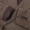 ONLY Excellent condition cashmere double chester coat for men, brown, size 48 coat 48 BrownUsed