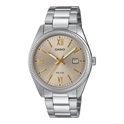 General Line Beige Modern Watch MTP-1302DD-9AVDF, Beige, Modern, Beige,