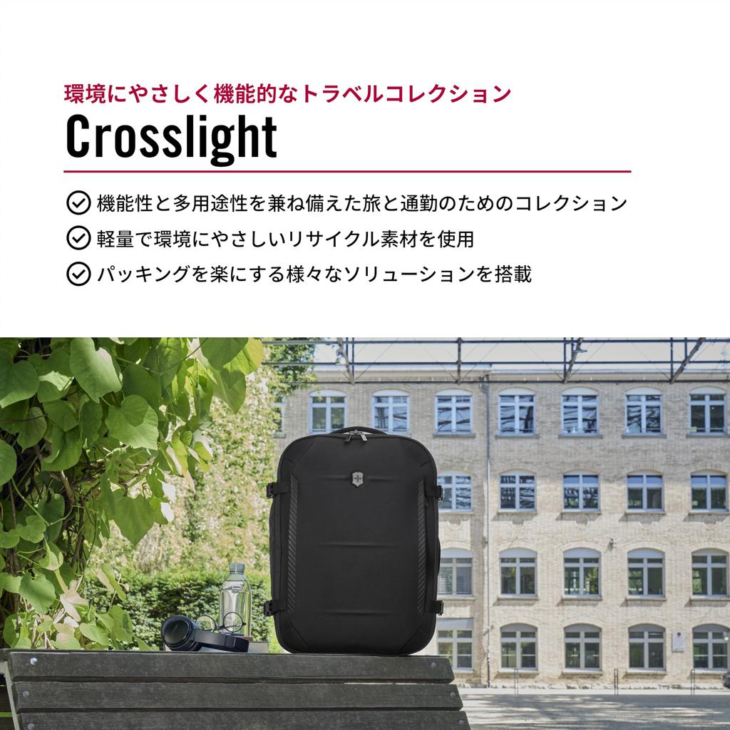 Victorinox Crosslight City 20L Fits Perfect for Business and and it fits features a recycled PET bottle trolley and is available in Product 612422