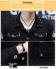 2023 Spring Men's Korean Style Distressed Denim Rivet Jacket