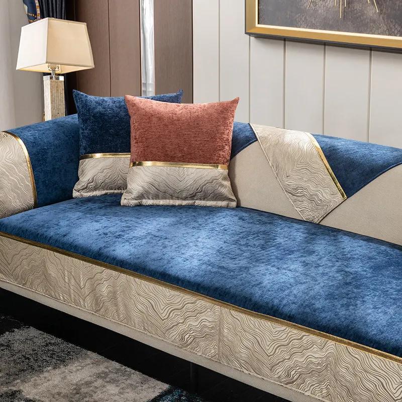 Simple Modern Luxury Sofa Cushion Four Season Universal Ultra Soft Thick Anti Slip  For Living Room Decoration Sofa Cushion