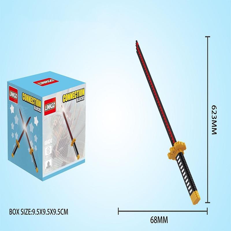 One Piece Zoro Shusui Sandai Kitetsu Diy Building Block Toy Figure