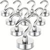 1/3/5/10PCS Strong Magnet Hooks Multi-Purpose Storage Hooks Home Kitchen Bar Storage Hooks Key Storage Hooks Bathroom Hangers