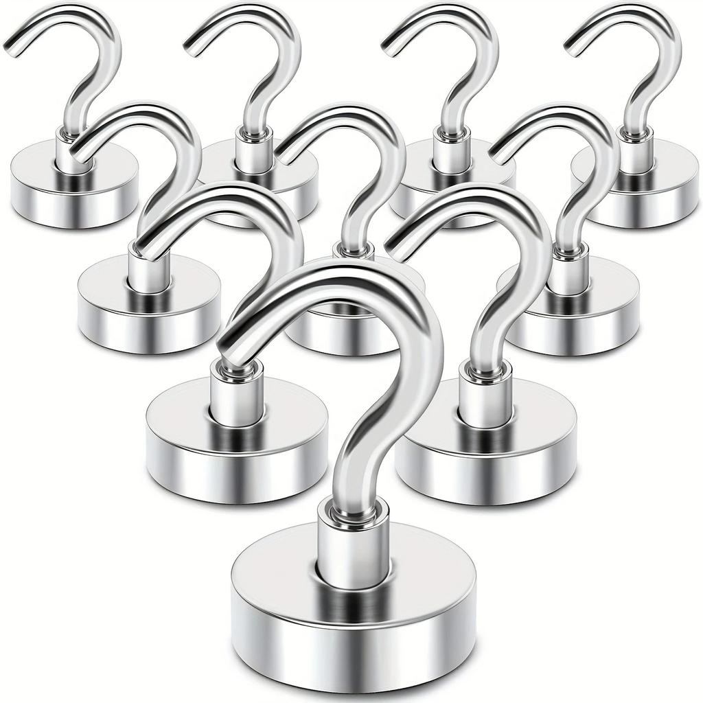 1/3/5/10PCS Strong Magnet Hooks Multi-Purpose Storage Hooks Home Kitchen Bar Storage Hooks Key Storage Hooks Bathroom Hangers