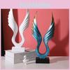 Nordic Figurine Eagle Resin Artwork For Office Desk Living Room Display