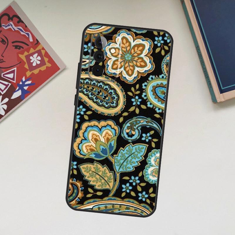 Floral Paisley Pattern Case For Samsung Galaxy A13 A53 A33 A23 A06 A56 A16 A36 A55 A35 A17 A54 A34 A14 A52 A32 A15