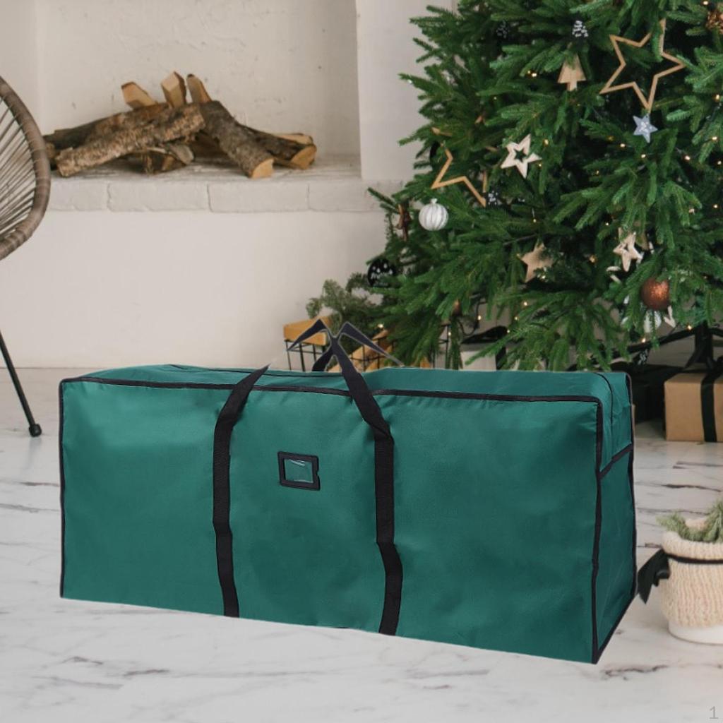 Christmas Tree Storage Bag Utility 600D Oxford Cloth for Xmas Furniture Green