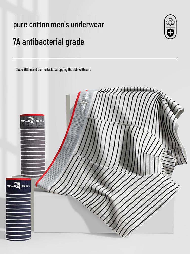 Luksusowe bawełniane bokserki męskie Woodpecker - Kolekcja Jesień 2025, Oddychające i wygodne