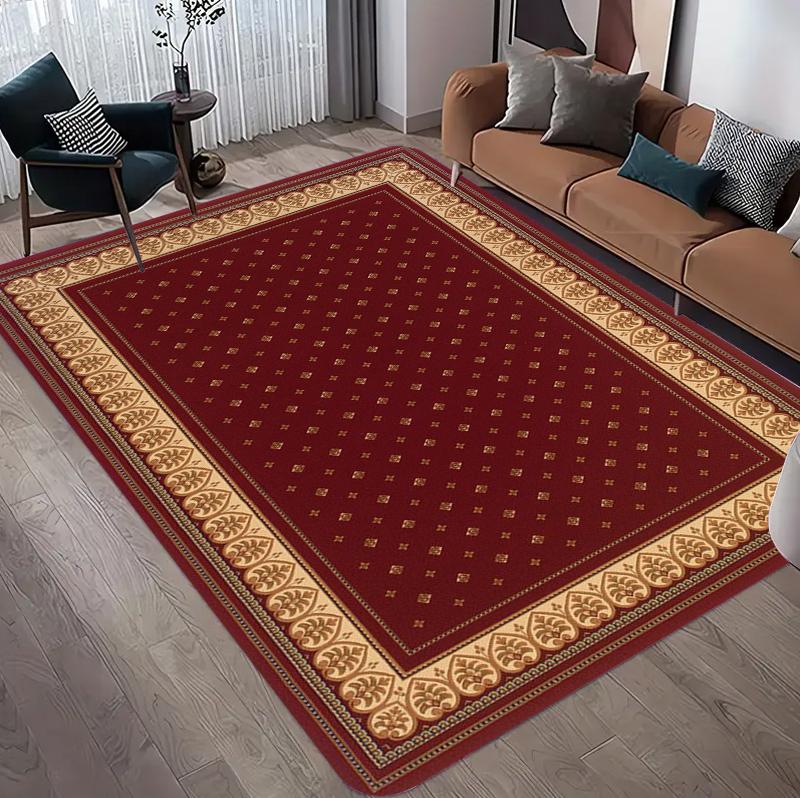 Traditioneller Persischer Medaillon-Teppich Vintage Orientalischer Wohnzimmerteppich Große Bodentischmatte für Schlafzimmer Eingangsbereich Heimdekoration