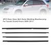 Artudatech 4PCS Door Glass Belt Outer Molding Weatherstrip For Suzuki Grand Vitara 2009-2013