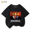 Phantom Ninja Limited Edition Printed T-Shirt for Big Boys and Girls - Children's Summer Cotton Short-Sleeved Shirt