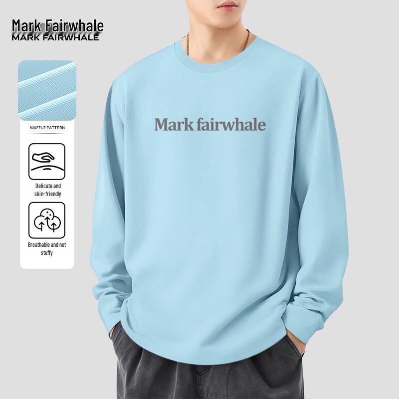 Mark Fairwhale Men's Waffle Knit Long Sleeve T-Shirt