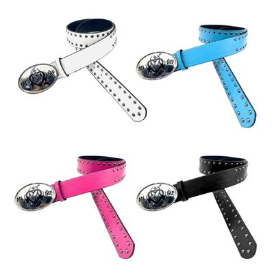 Durability PU Leather Waist Belt Personality Statement Waistband Party Outfit for Music Festivals and Parties