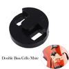 Round Rubber Two Holes Double Bass Cello Violoncello Mute Silencer for 4/4 or 3/4 Cello Violoncello