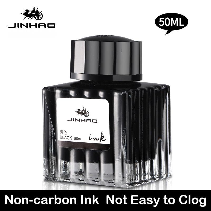JINHAO 30/50/100ml Non-carbon Fountain Pen Ink Cartridge Refill Glass Bottled Ink Fountain Pen Office School Supplies Stationery