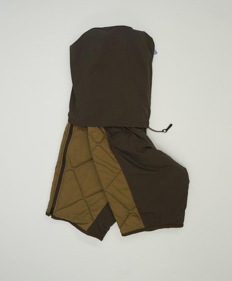 NUUKFITTER Aero Full Zip Padding Short_Women [Beige]