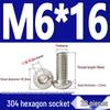 ISO7380 Stainless Steel Hex Drive Dome Head Screws - M2 to M16