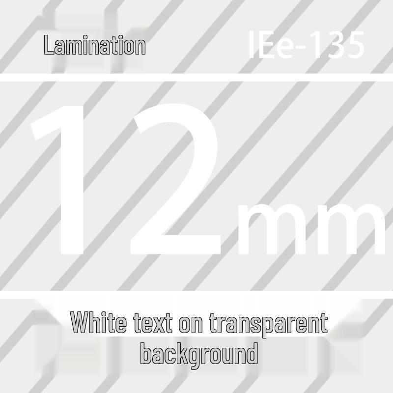 iBest DYMO DM1 Compatible 12mm Waterproof Scratch-Resistant Label Tape 45010 Series