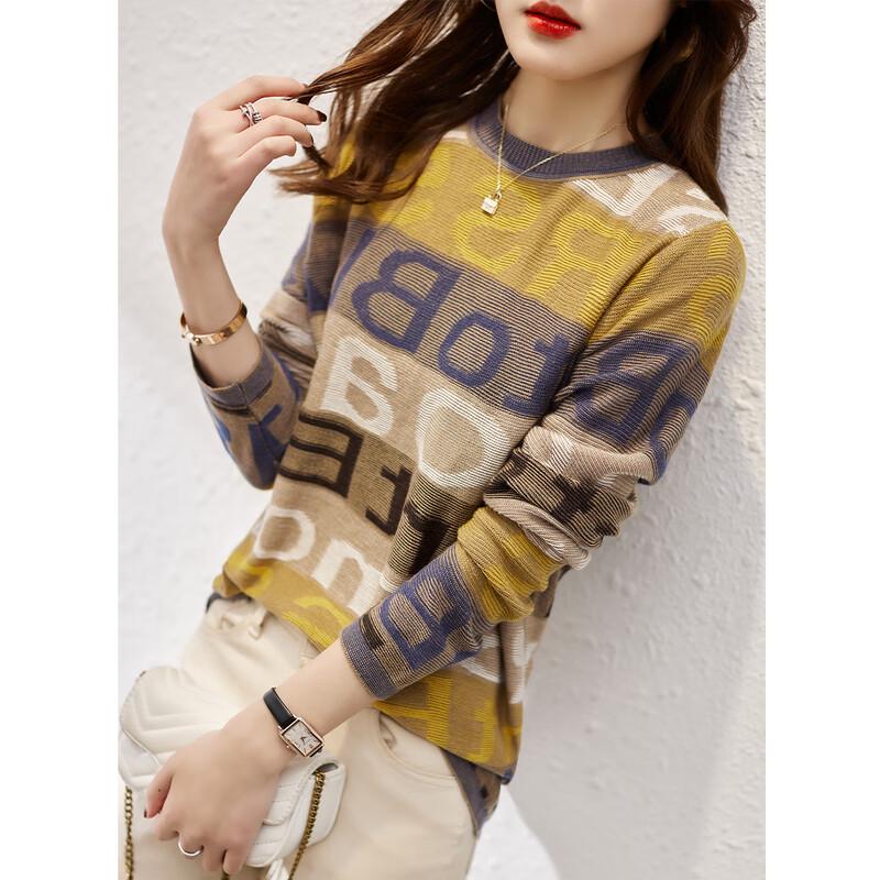 

Firstview Women s Casual Long Sleeve Knit Top One Size