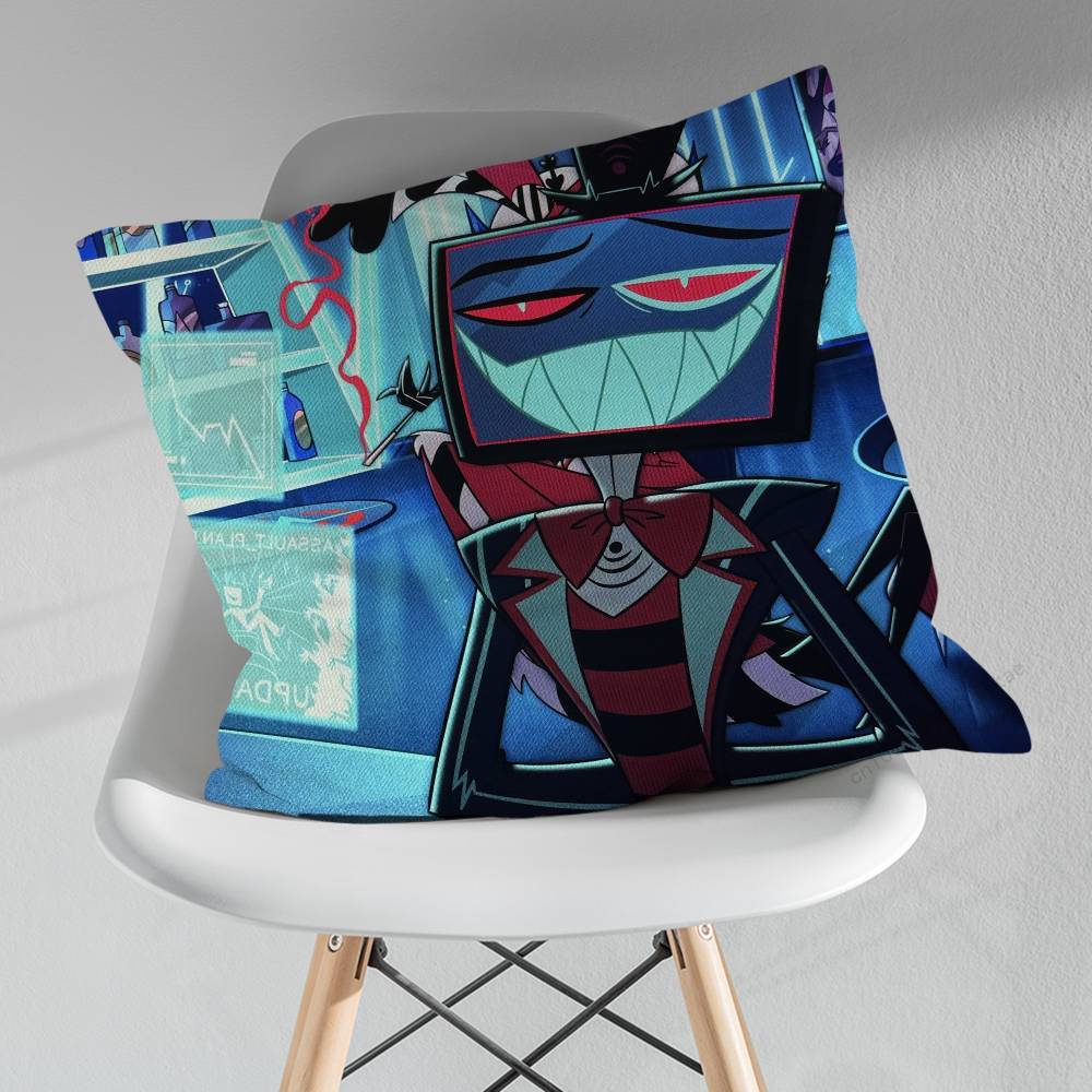 HHazbin Vox Hotel Vertraue Uns Kissen über Wohnzimmer Sofa Kissenbezug Heimdekoration Schlafzimmer Zimmer Bett Kissenbezug