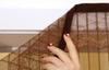 HJ Screen Entrance Room Divider Insect Mosquito for Back and Brown Door, Curtain, Curtain, Retractable, Insulated, Repellent, Repellent, Eco-Friendly,