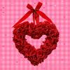 Wedding Decoration 35*35*6.5cm 40*40*6.5cm Heart-shaped Wreath Unique Handmade Gifts Wreath Handcrafted Design