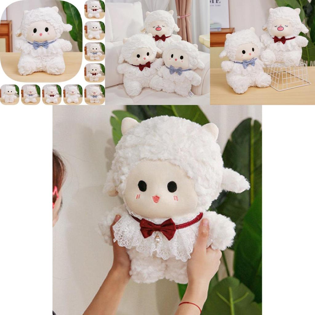 Adorable Plush Sheep Doll Soft Toy Perfect For Kids Bedtime Cuddles And Birthday Gifts