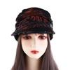 Cap Foldable Earflap Middle Aged and Elderly Cap Ethnic Style Cap Women Hat Baseball Cap Peaked Cap