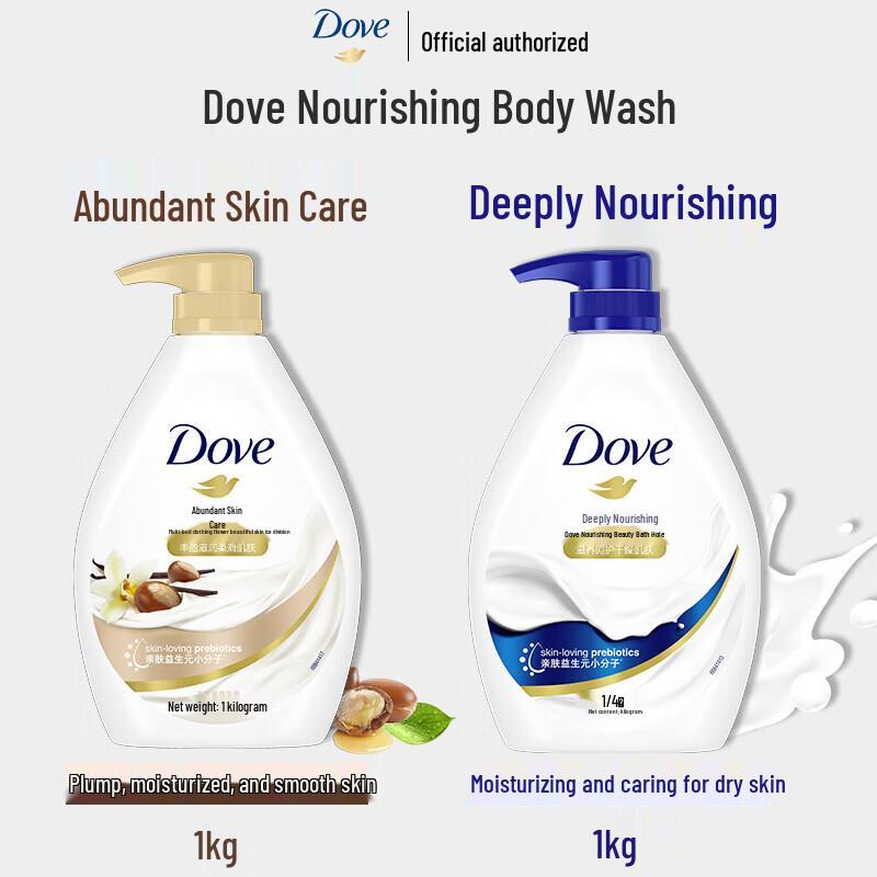 Набор гелей для душа Dove Наслаждение кожей и Глубокое питание
