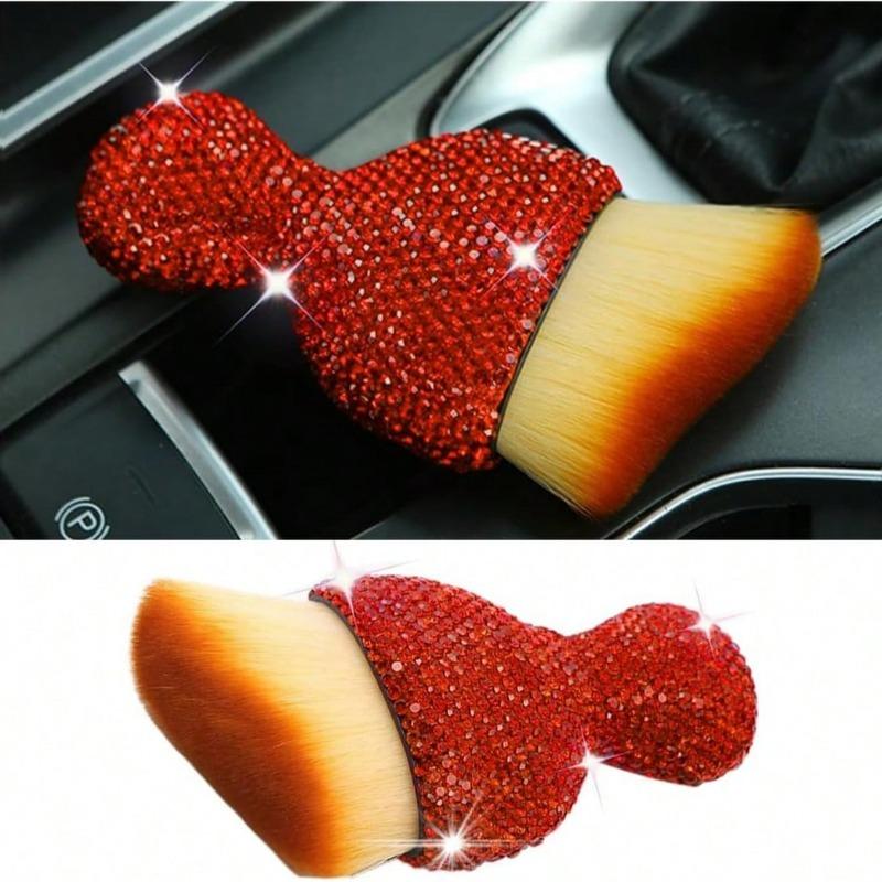Car Interior Detailing Brush, Auto Interior Soft Hair Removal Brush,Car Cleaning Brush Interior Soft Bristles Detailing Brush Dusting Tool For Car