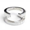 Excellent HERMES Ring Ring H Symbol Ring, Finger Ring, Accessory Silver AG925 48 Used