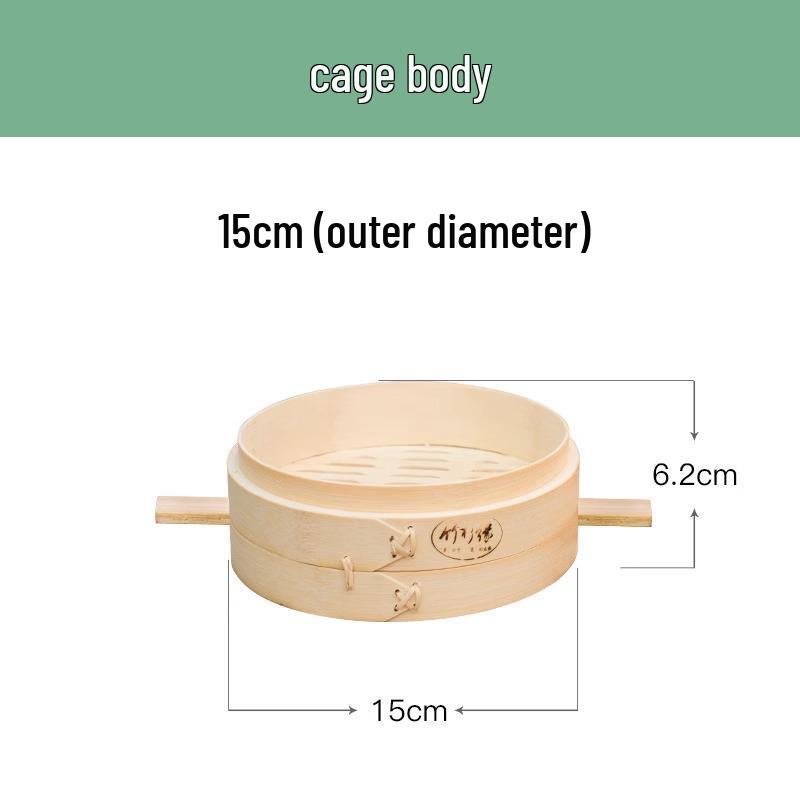 Ekstra Büyük Bambu Buharlı Pişirme Sepeti, 50cm - Ticari Kullanım ve Mantı Buharlamak İçin İdeal