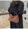 Women Suede Shoulder Bag Crossbody Bag Adjustable Strap Hobo Purse With Inner Pocket Satchel Purse Clutch Purse Zipper Handbag
