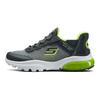Zapatos Casuales Bajos Cómodos Duraderos Transpirables para Niños Niños Zapatillas Gris Amarillo 403834L-CCYL