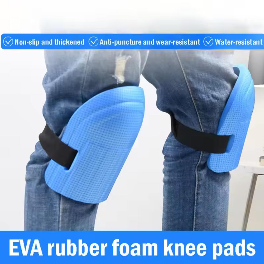 1pair EVA Knee Pad Protective Pad Tile Mud Workers Knee Paste Floor Working Soft Padding Workplace Safety For Gardening Cleaning