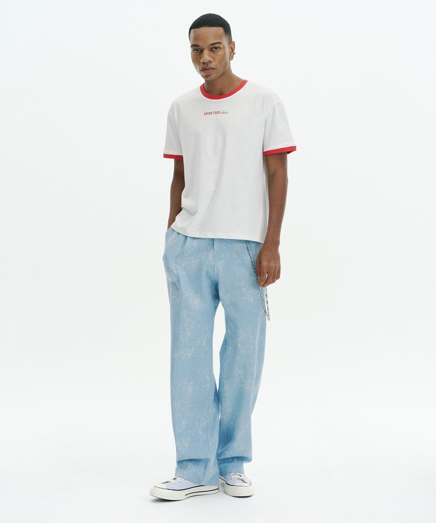 Keuleogsi Frost Washed Semi-Wide Pants