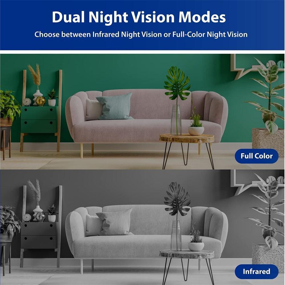 YIlot 2MP E27 Bulb Camera Wifi Surveillance Camera Night Vision Full Color Auto Rotating Wireless Surveillance Security Monitor