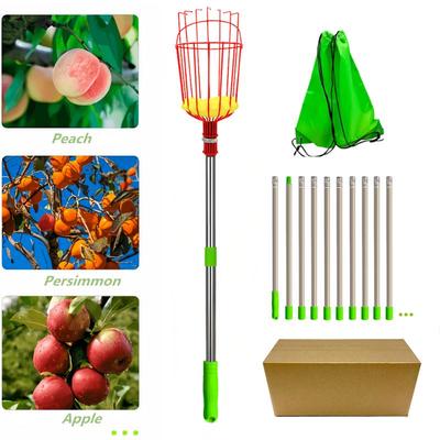 Outil de jardinage pour cueilleur de fruits à haute altitude en acier inoxydable