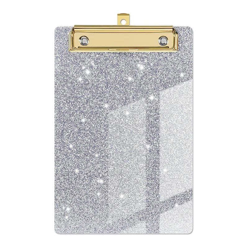 2pcs Glitter Acrylic Office File Clipboard Student Supplies Meeting Minutes Doctor Nurse Writing Pad Pad Perfect