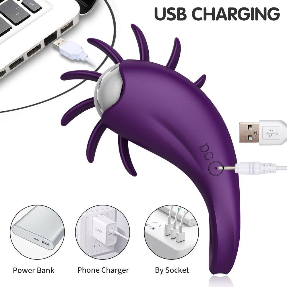 Opožděná ejakulace kroužek na penis pro dospělé potřeby kroužek na penis vibrátor jazyk olizování klitoris stimulátor orgasmu sexuální hračky pro páry