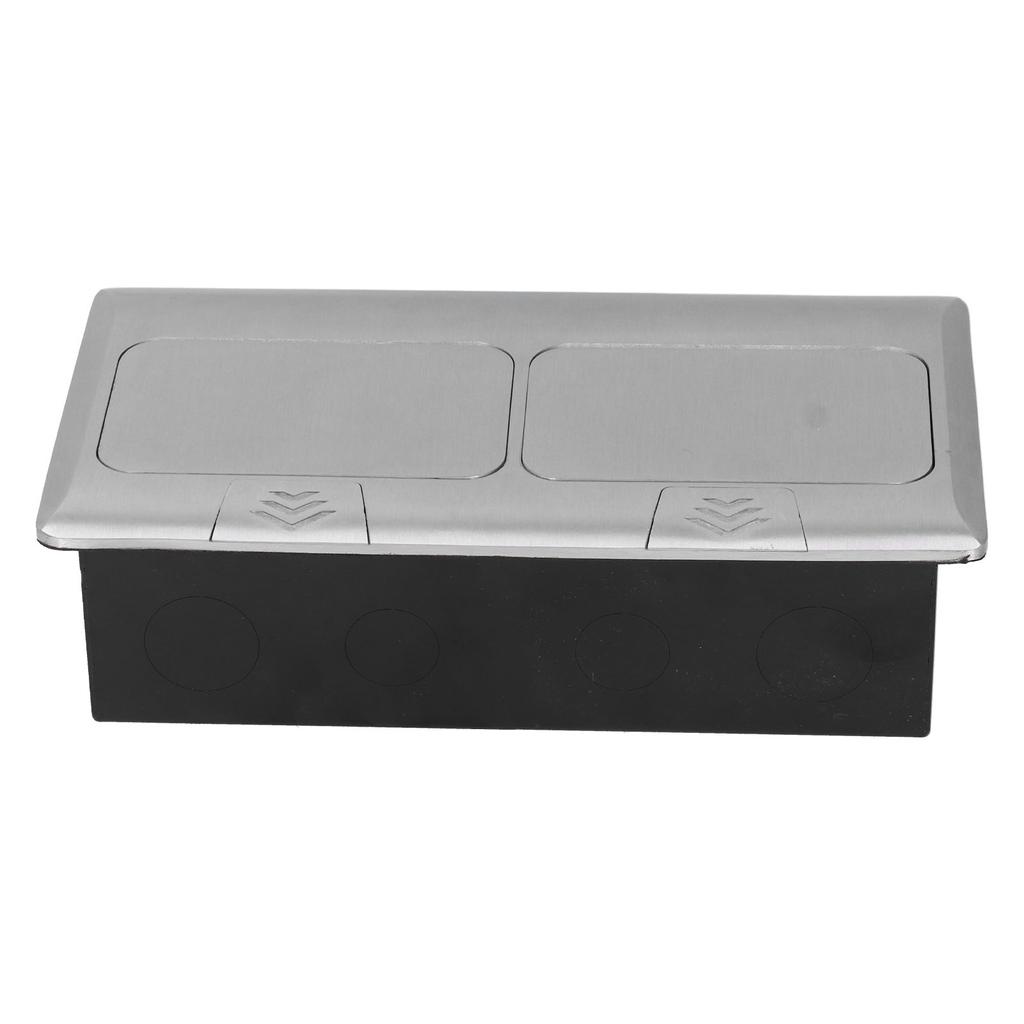 Boden Pop Up Outlet Socket Verborgen Multifunktions Silber Aluminium Legierung UK Standard