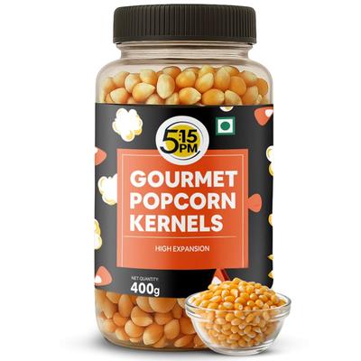 5:15PM Popcorn Kernels Seeds 400g | Big Size Gourmet Pop Corn Seeds | High Expansion Snack Popcorn