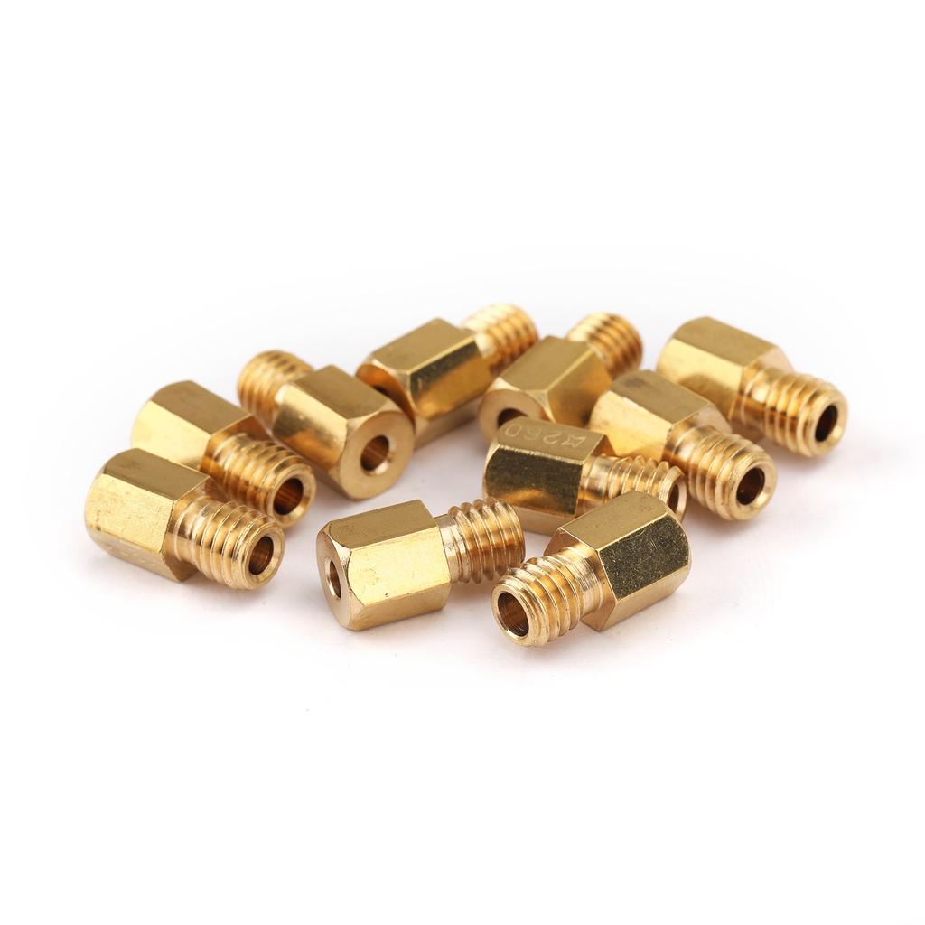 10 STK Sekskanttype Hoveddyser For MIKUNI VM/TM/TMX Forgasser 200-290 220 250 4/042