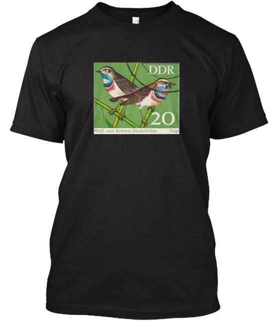 East German Stamp T-Shirt L
