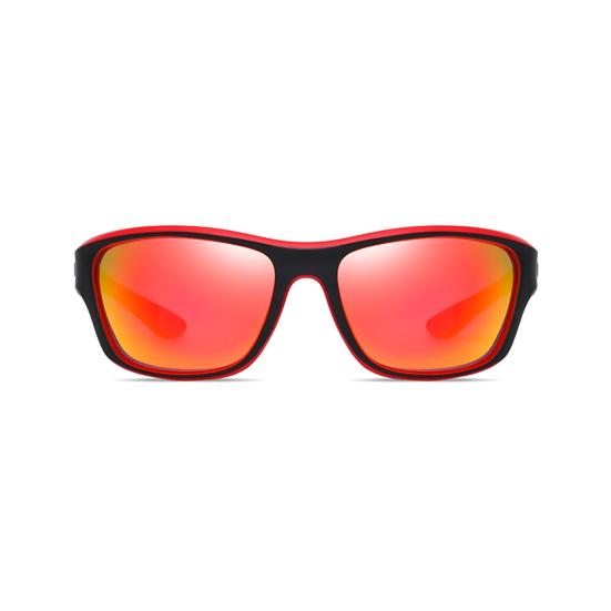 Gafas de Sol Polarizadas Construcción Sólida Resistentes al Deslumbramiento PC Unisex Gafas de Sol con Protección Solar y Almohadilla Nasal para el Hogar