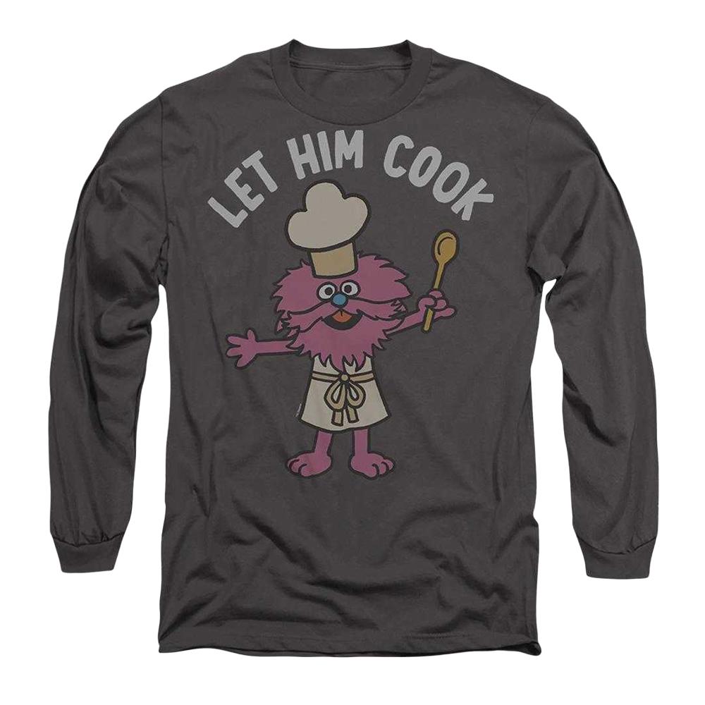 Sesame Street Unisex Adult Let Him Cook Long-Sleeved T-Shirt