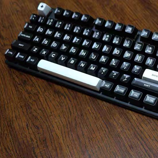 173 Keys WOB SA Profile Minimalist Style Key caps Double Shot ABS Keycaps for Cherry Gateron MX Switches Mechanical Keyboard