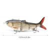 Robotic Fishing Lure USB Charging Multi Jointed Swimbait Smart Auto Swimming Fishing Baits Fishing Accessories For Outdoor